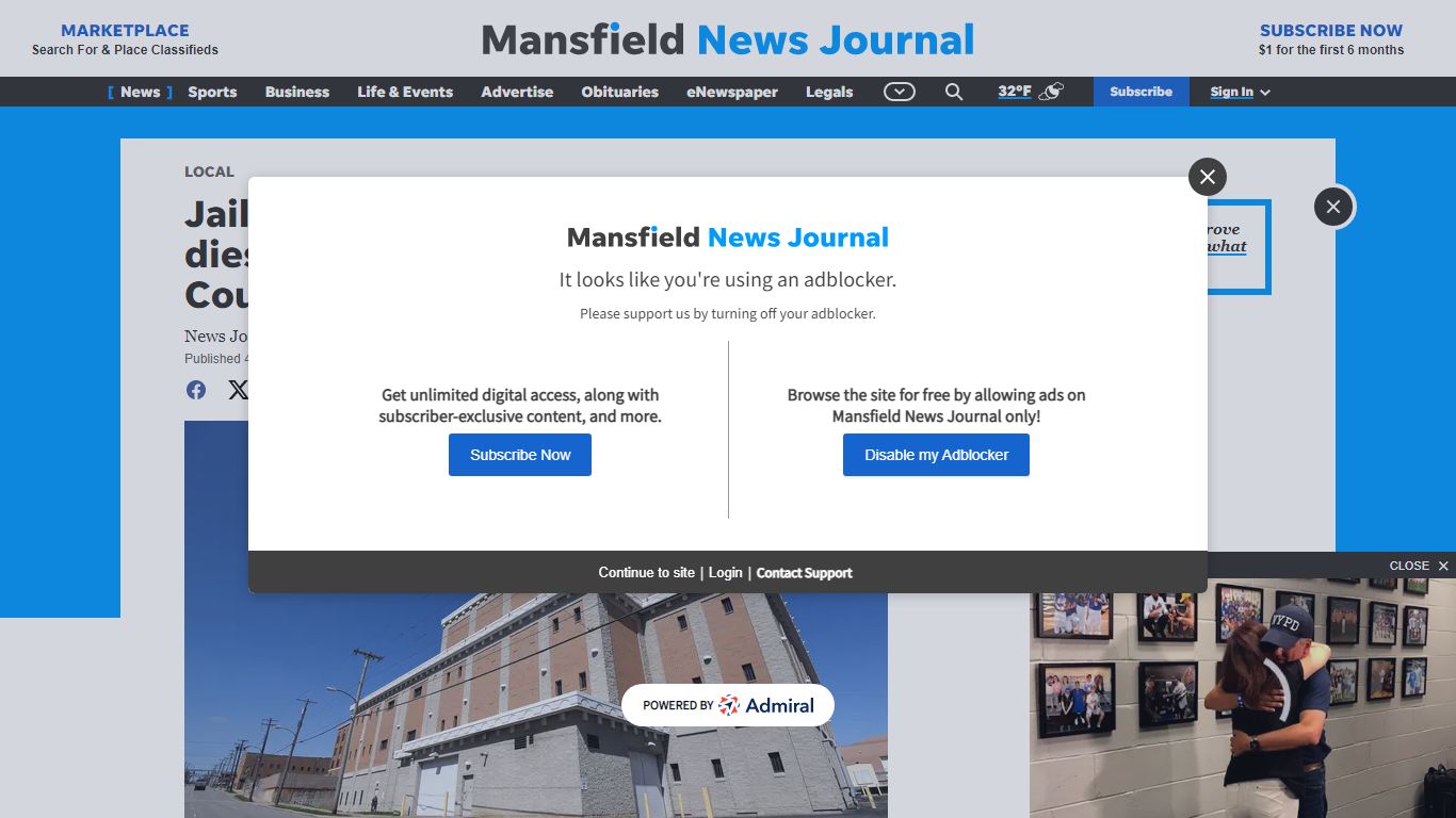 Mansfield man, 43, reportedly commits suicide in jail